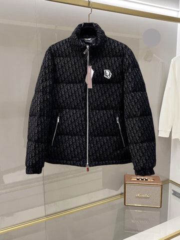 Dior Jacket Black with White Logo