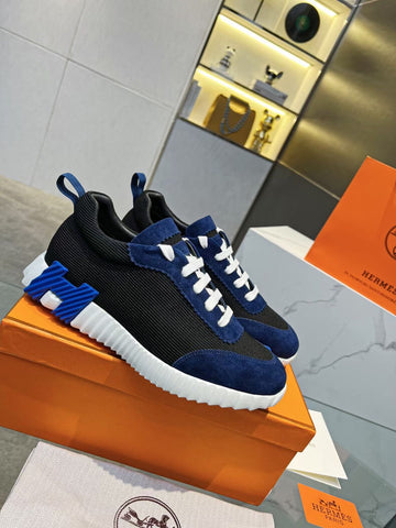 Hermes Shoe Black Blue