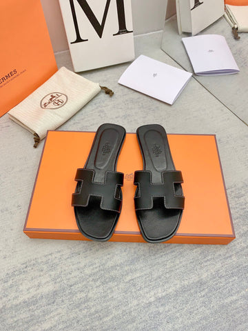 Hermes Sandals Black