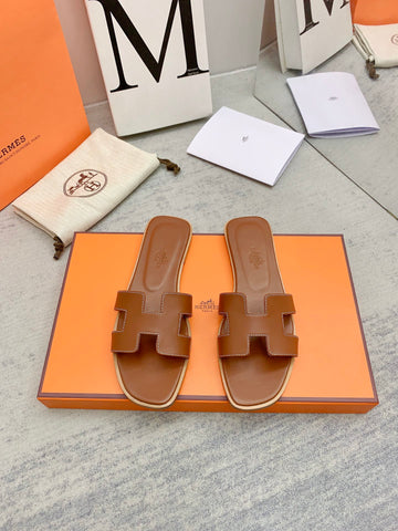 Hermes Sandals Brown