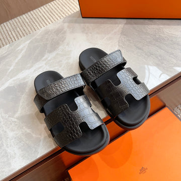 Hermes Sandals croco