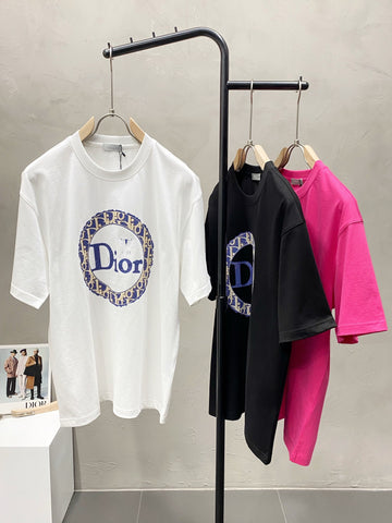 Dior Shirt White / Pink / Black
