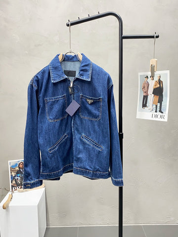 Prada Jeans Jacket Blue