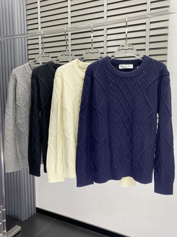 Dior Pullover Black / Yellow / Dark Blue / Grey