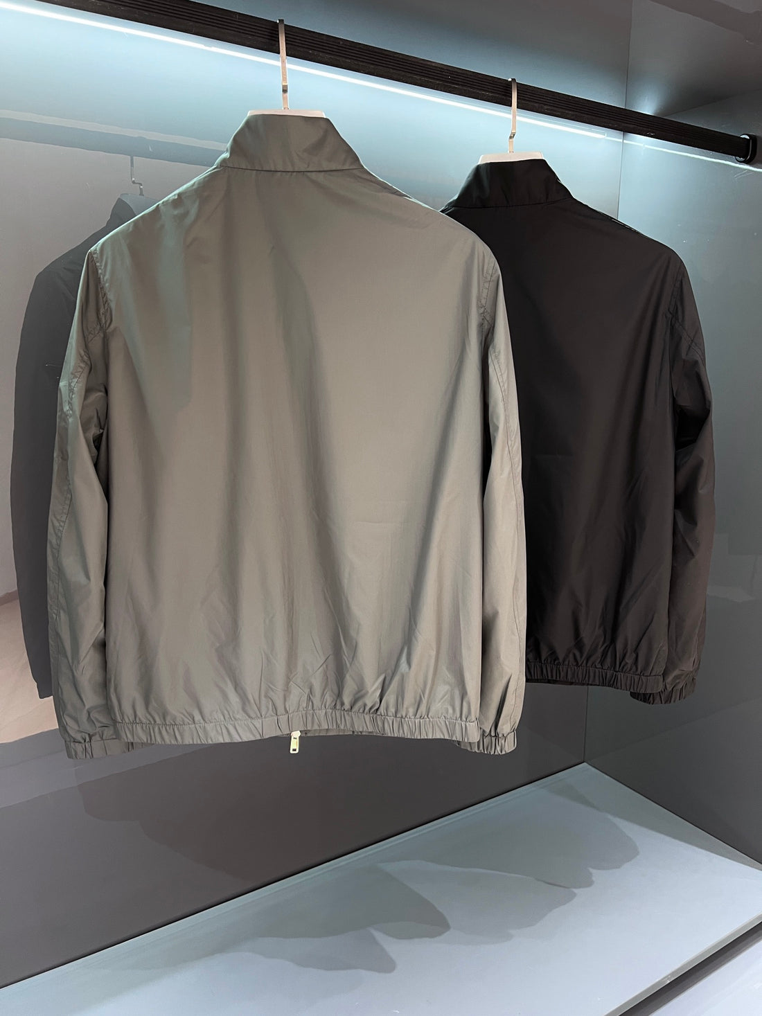 Prada Jackets Black/Grey