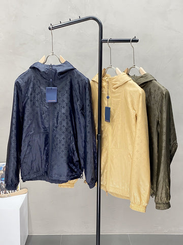 Louis Vuitton Jackets Blue/Beige/Brown