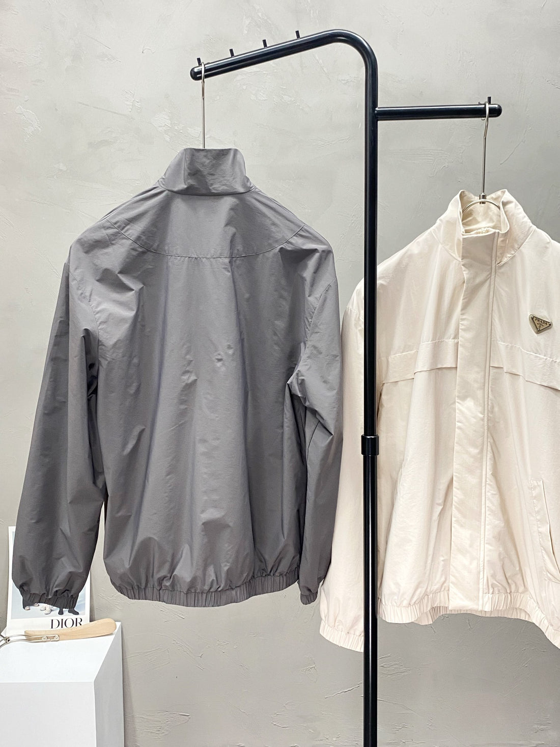 Prada Jacket Grey/White