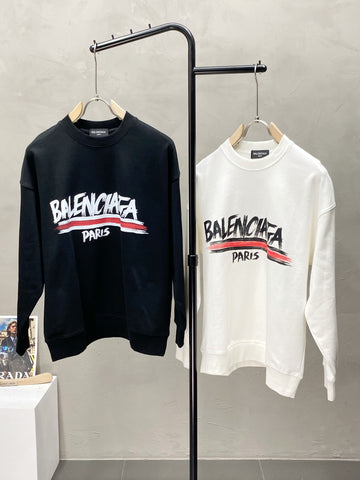 Balenciaga Pullovers Black/White