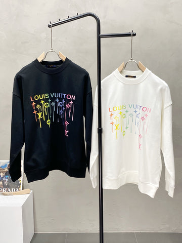 Louis Vuitton Pullovers Black/White
