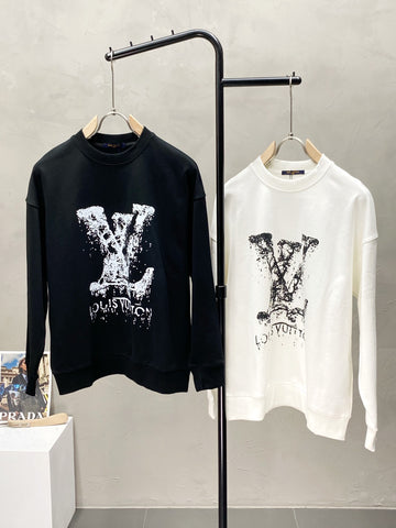 Louis Vuitton Pullovers Black/White