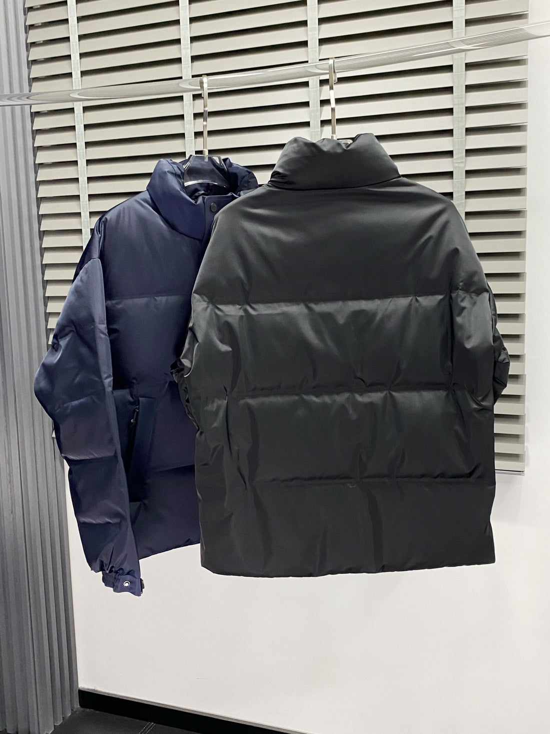 Prada Jackets Black/Blue