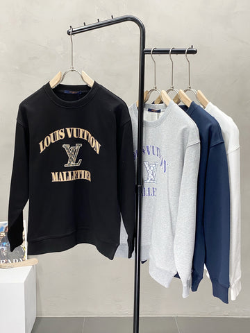 Louis Vuitton Pullovers Black/White/Blue/Grey