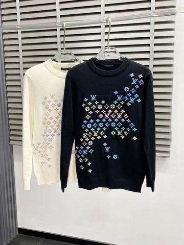 Louis Vuitton Pullovers Black/White