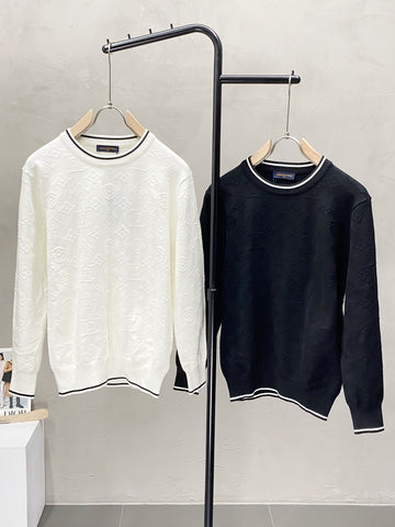 Louis Vuitton Pullovers Black/White