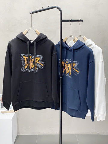 Dior Pullover Dark Blue / BLack White