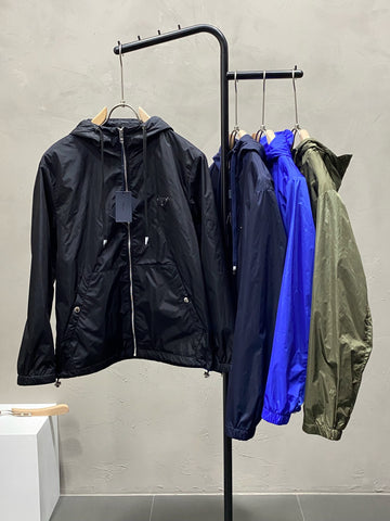 Prada Jackets Black/Blue/Green