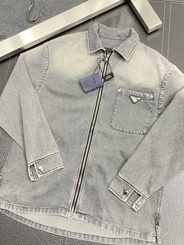 Prada Jeans Jacket Grey