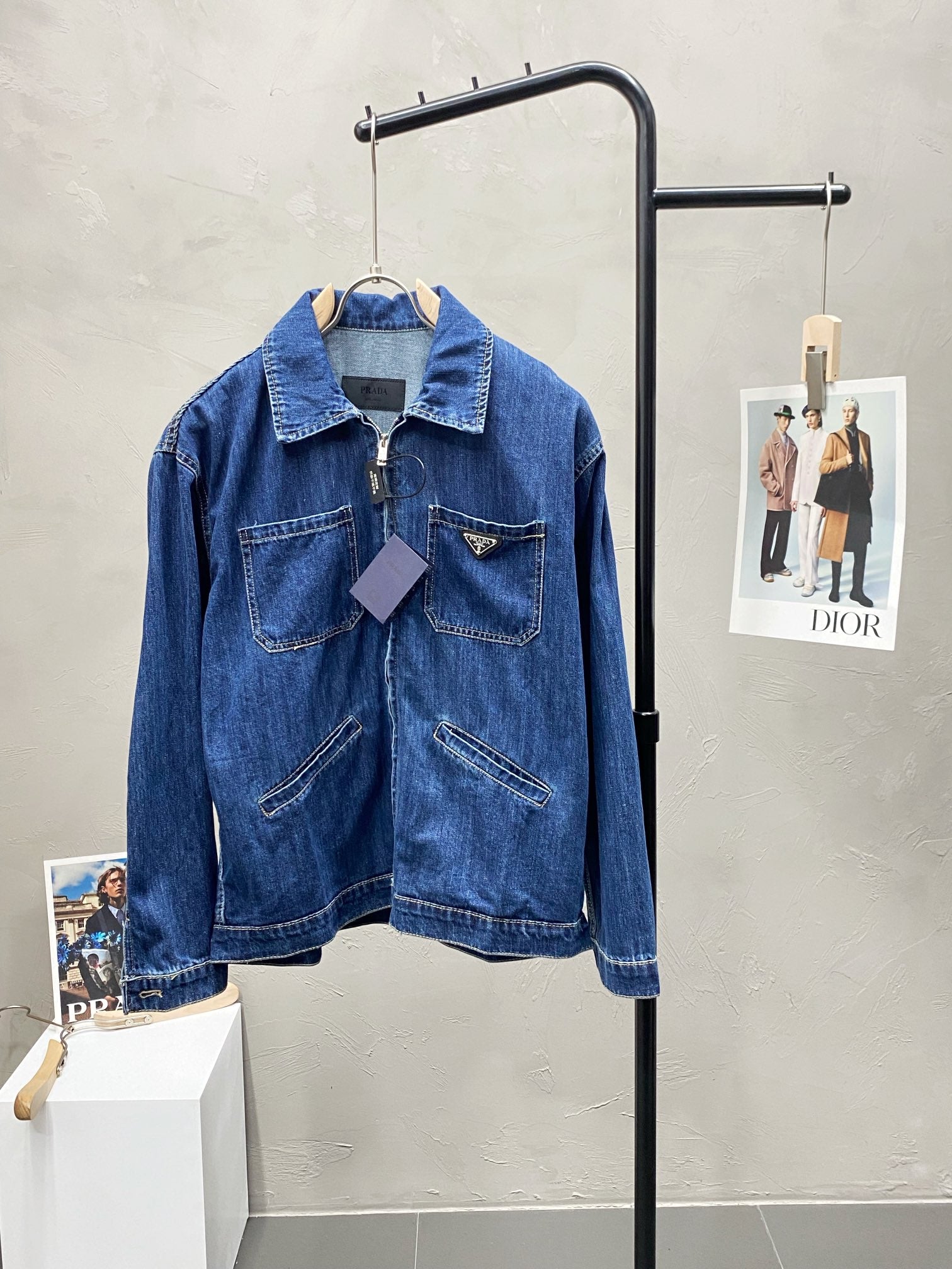 Prada Jeans Jacket Blue