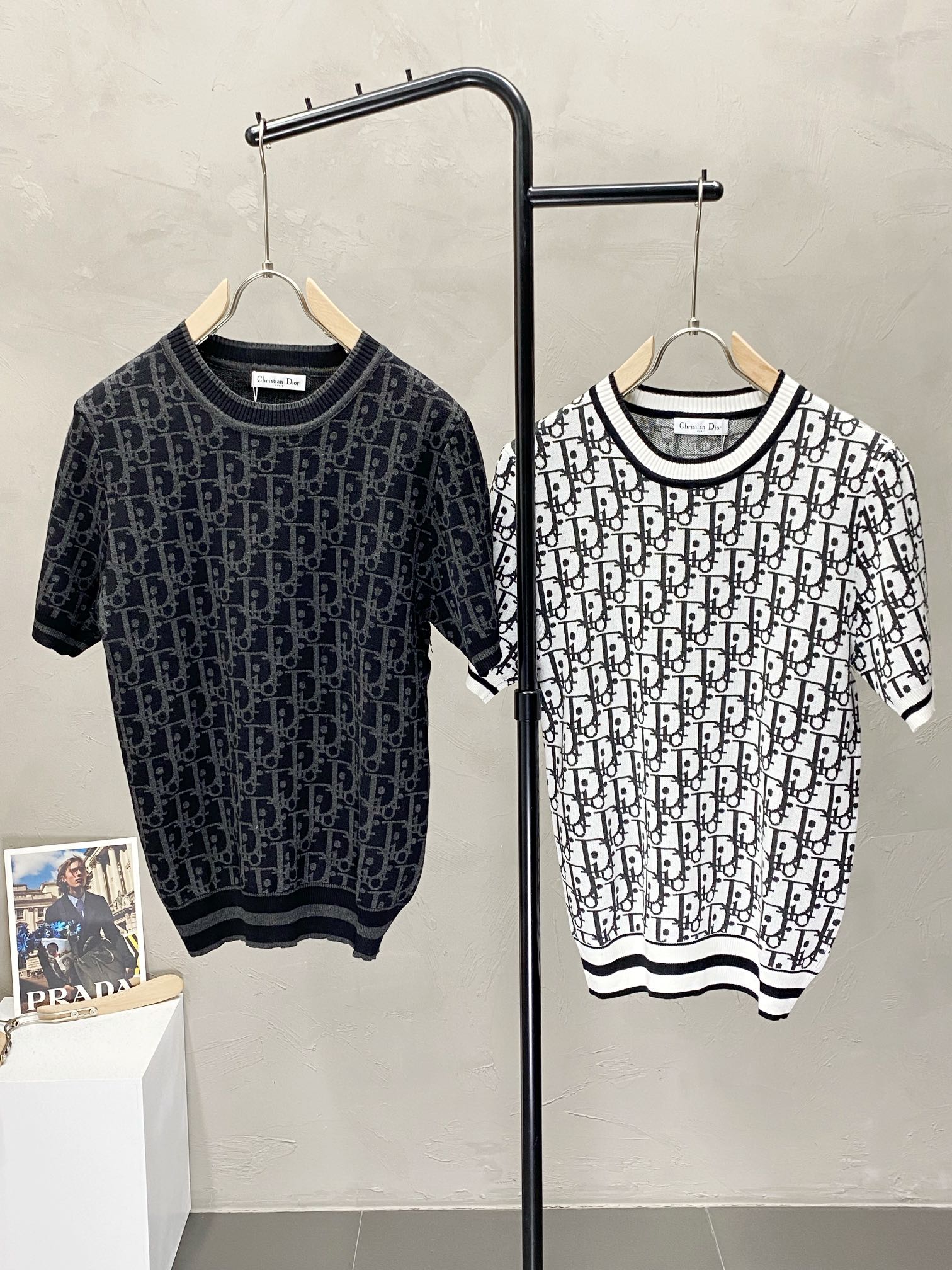 Dior Shirt black and White