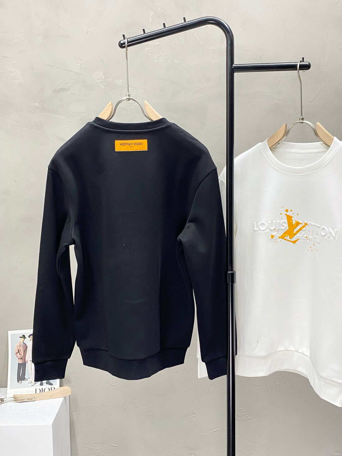 Louis Vuitton Pullovers Black/White