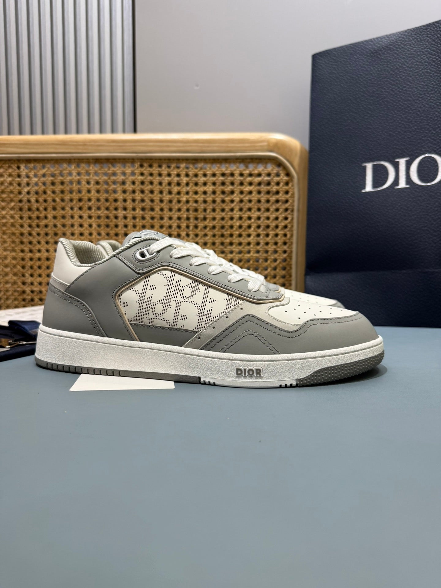 Dior Shoe Grey with Grey sole